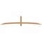 Ekena Millwork Bellingham Timber Gable Bracket, Western Red Cedar, 108"W x 22"H x 3 1/2"D x 3 1/2"F, 5/12 Pitch GBW108X22X0404BEL00SWR - alternate 1
